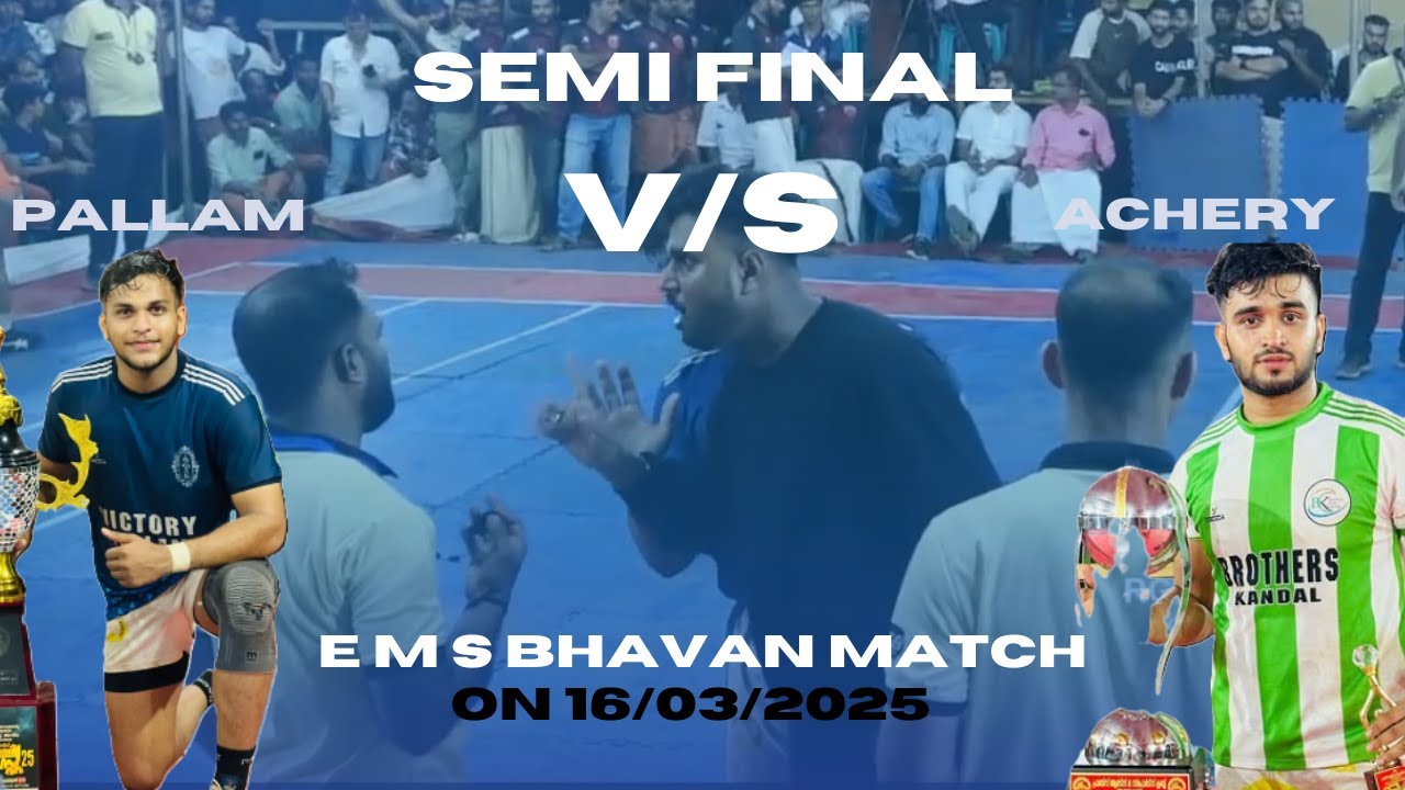 PALLAM V/S ACHERY | NEW RIVELRY?  | AJJI V/S JISHNU | FULL HD | LIVE MANAGED BY  @rgblivemedia |