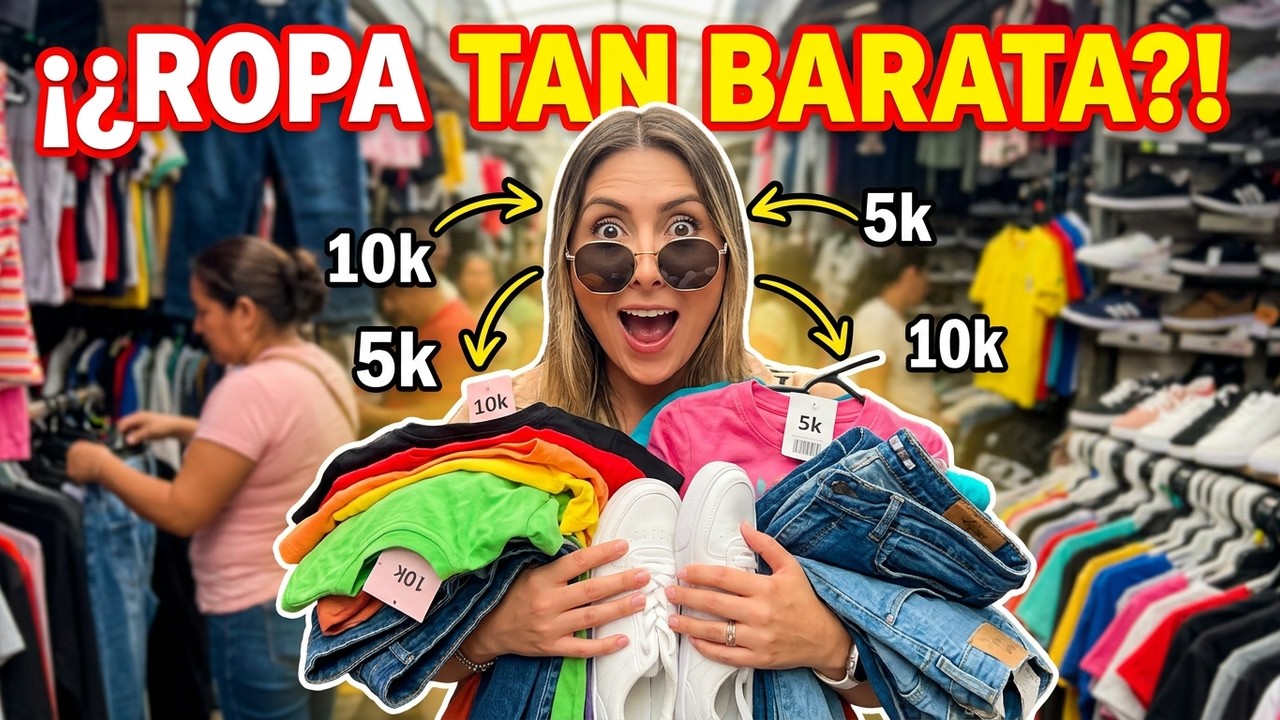 COMPRANDO ROPA BARATA EN LA GALERIA SATELITE DE BUGA - VALLE VE!😱 VERDAD O MENTIRA?