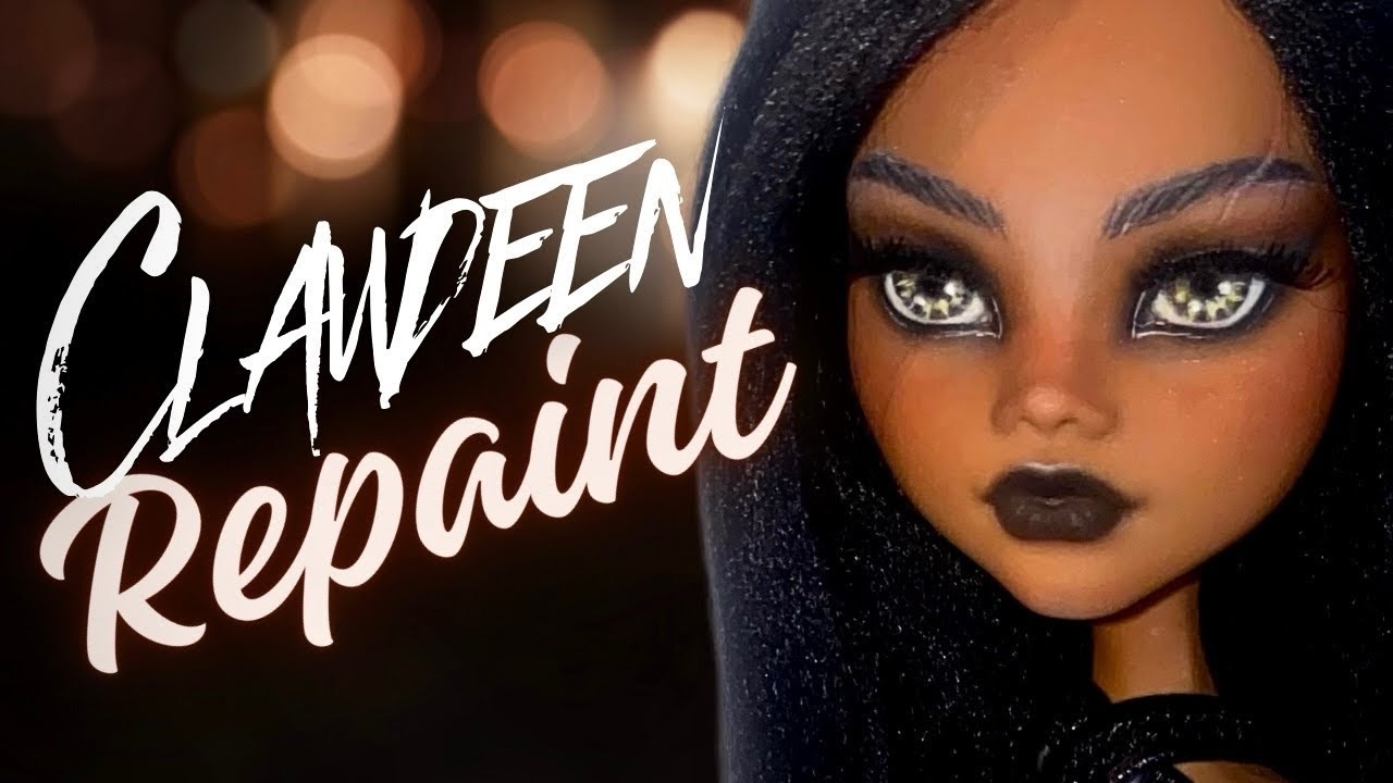 🌙 Clawdeen Doll Repaint | Custom MONSTER HIGH 🌙