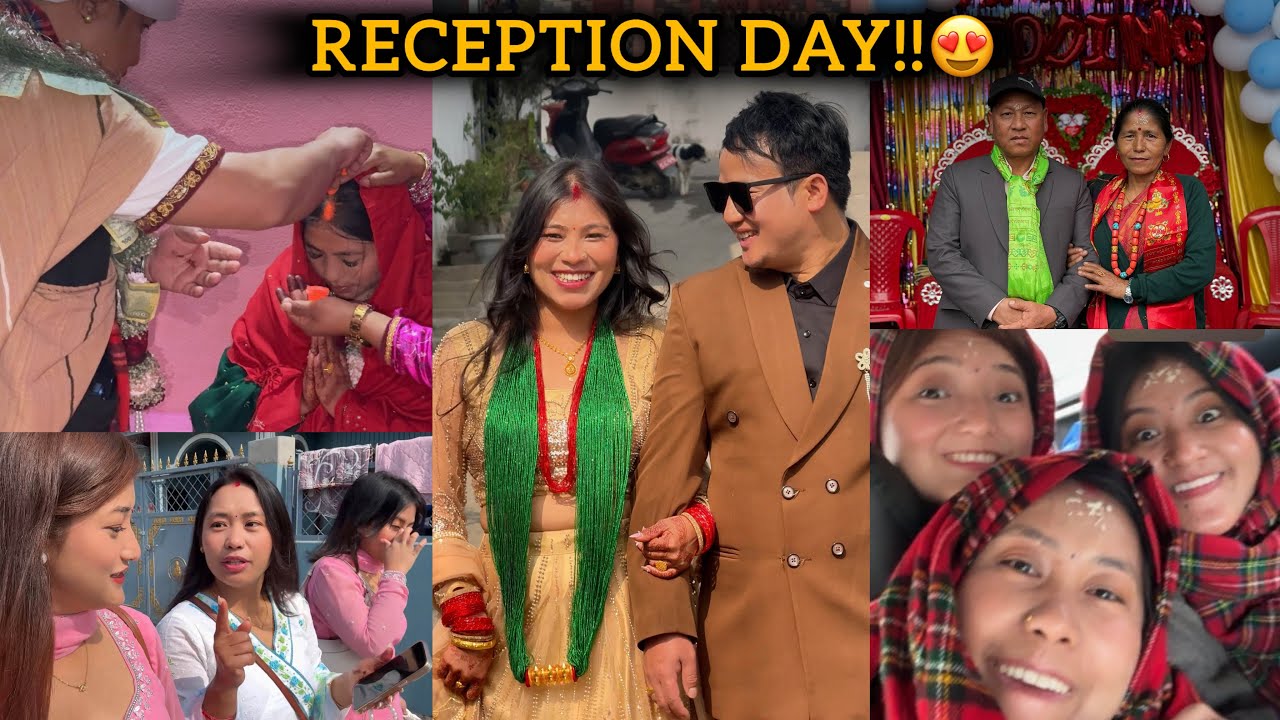 SINDOR POTEY PANI VAYO VENA KO GHAR MA!🥹❤️ ~ Reception Day😍 ~ || it’s me Muskan ||