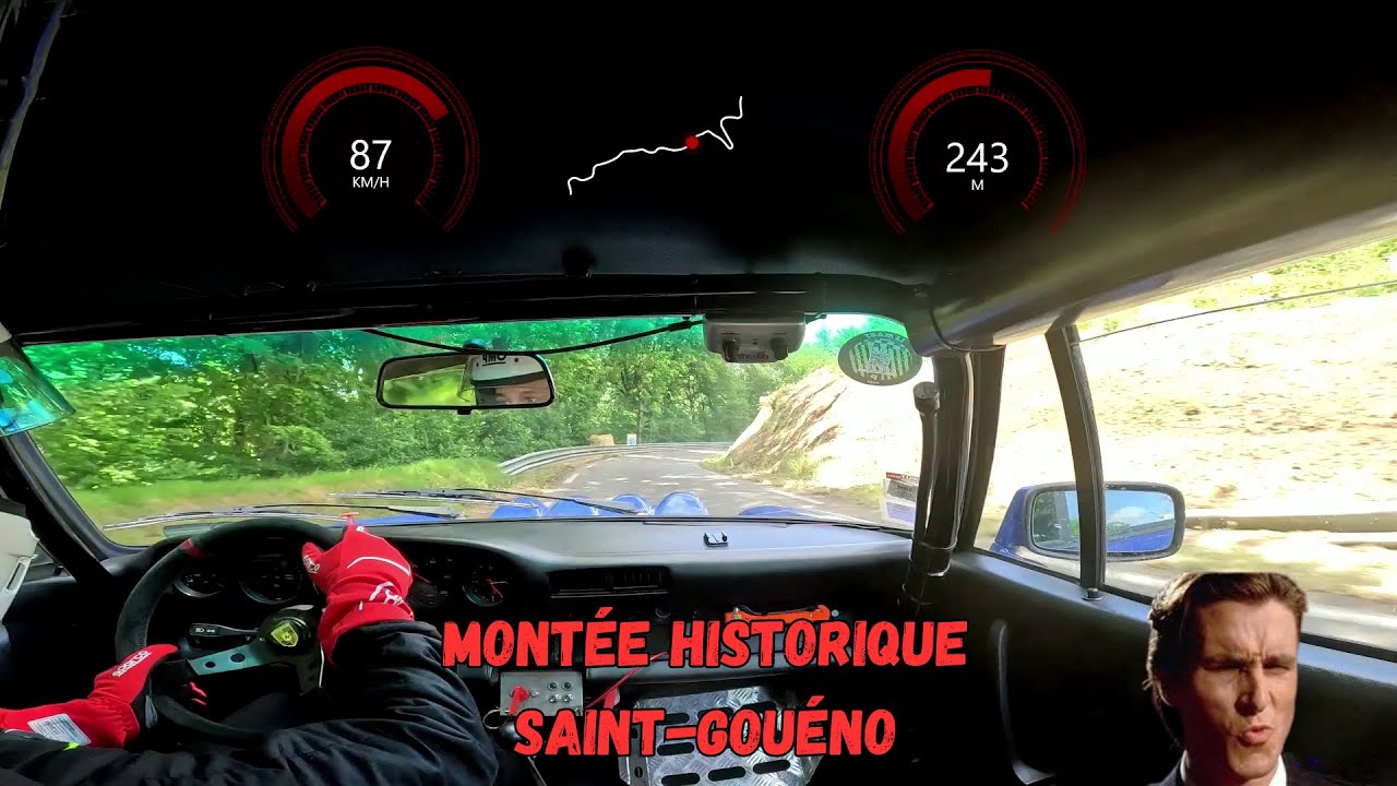 Montée Historique 2024 Saint-Gouéno en Porsche 911 SC