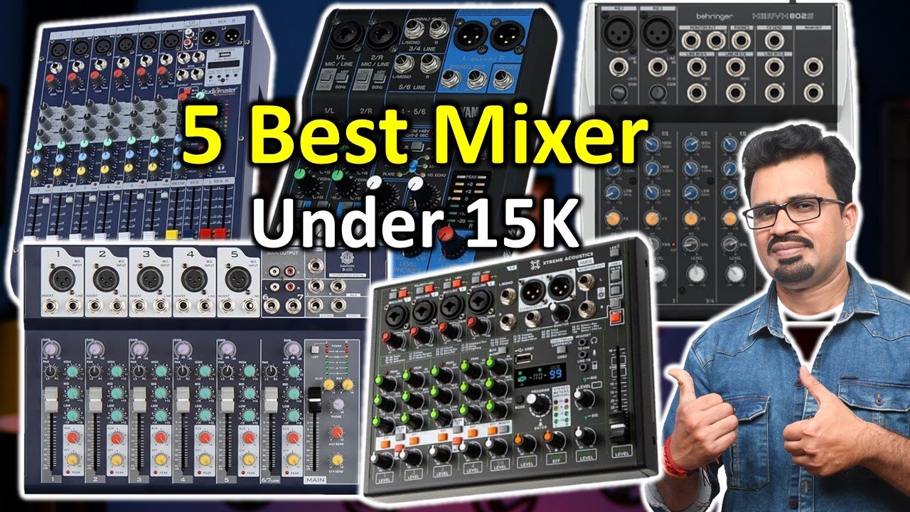 कम बजत में सबसे अच्छा 5 Best Audio Mixers for Home Studio Setup  Live Singing  Streaming ,Podcast
