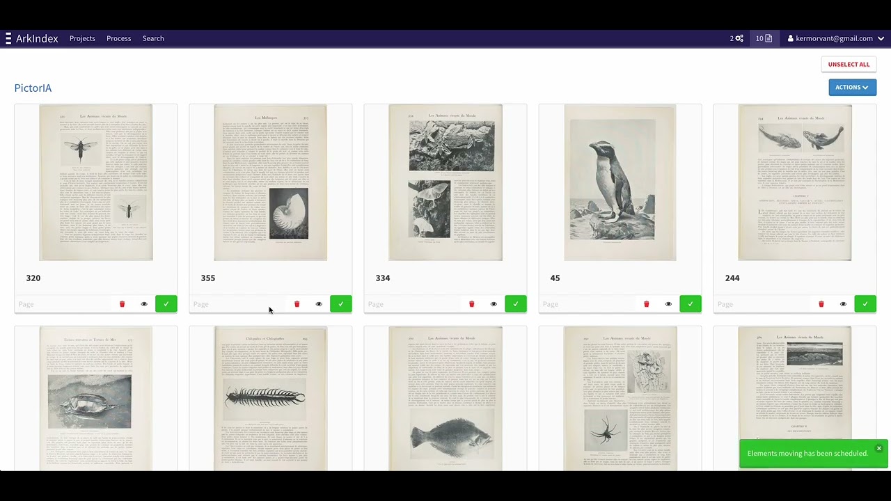 Arkindex tutorial: how to move a random sample of images into folders