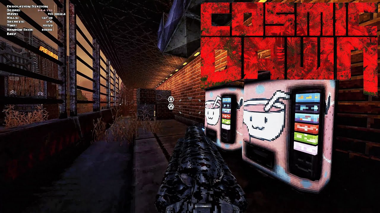 Демоверсия Cosmic Dawn — динамичный ретро-шутер с элементами Quake