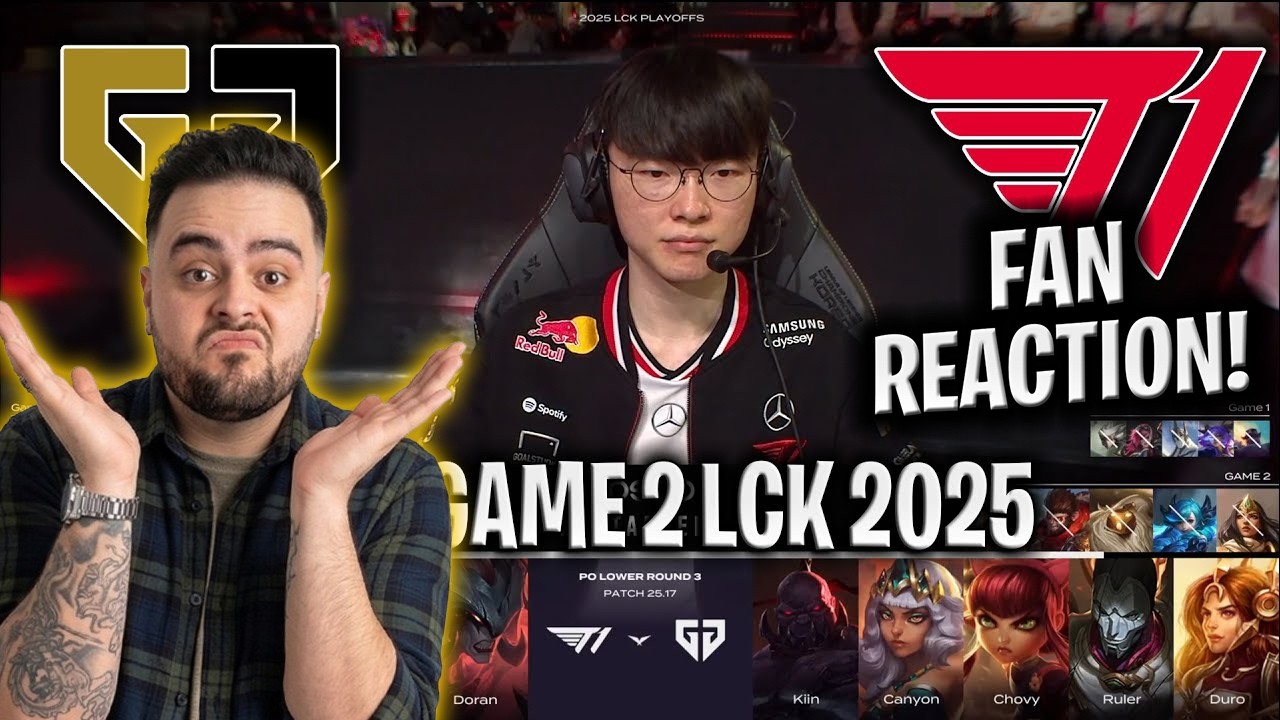 GEN vs T1 GAME 2 LCK 2025 SUMMER PLAYOFFS | GENG ESPORTS vs T1 G2 LCK 2025