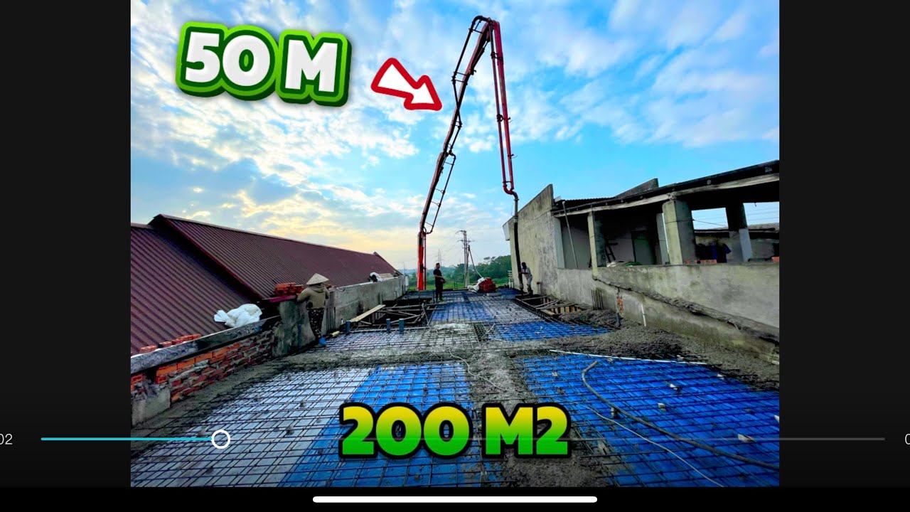 R7 concrete pouring process is absolutely beautiful. The boss is very satisfied.