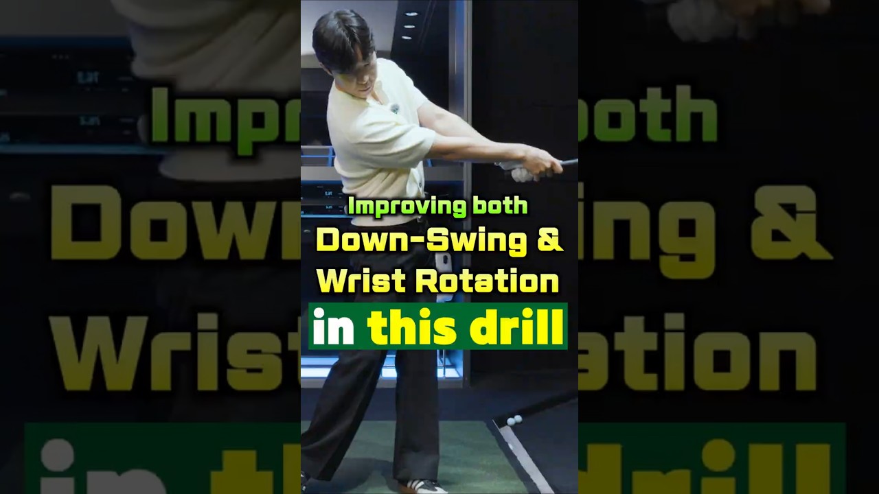Improve your Down-swing and Wrist rotation in this one Drill! 