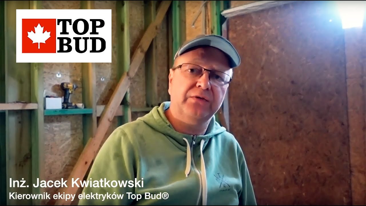 Instalacja elektryczna i hydrauliczna domu szkieletowego 80 m2, część 3.