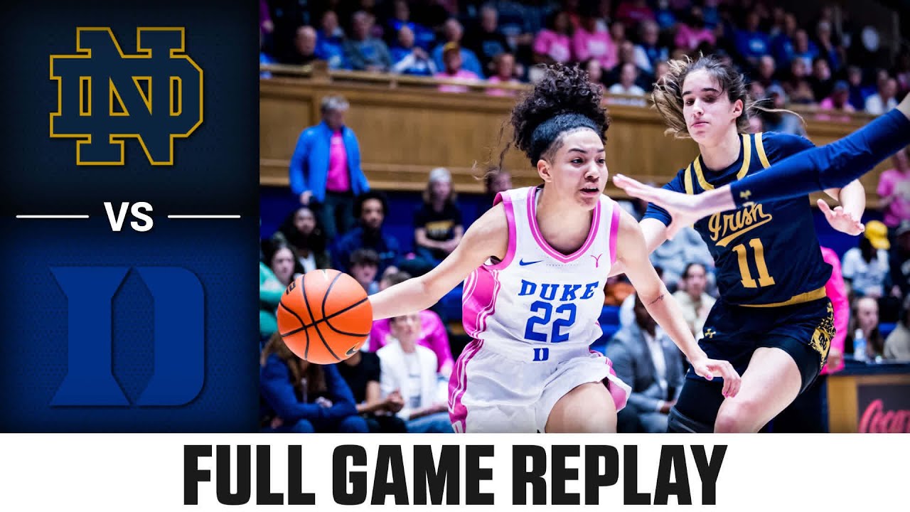 Notre Dame vs. Duke Full Game Replay | 2023-24 ACC Women's Basketball
