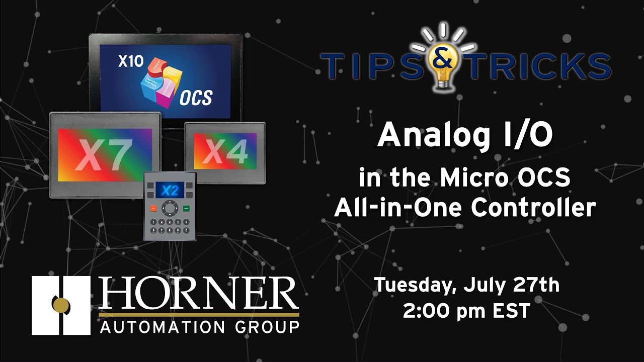 Analog I/O in the Micro OCS Controller