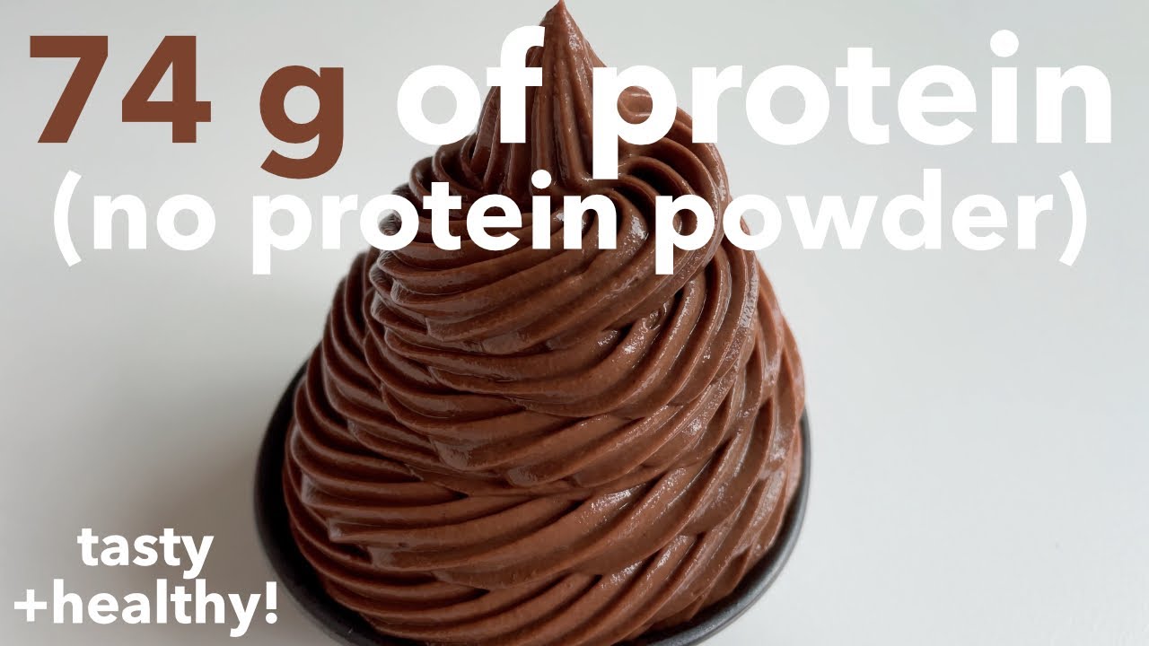 High Protein Chocolate 🍫 Mousse 🤯 vegan recipes