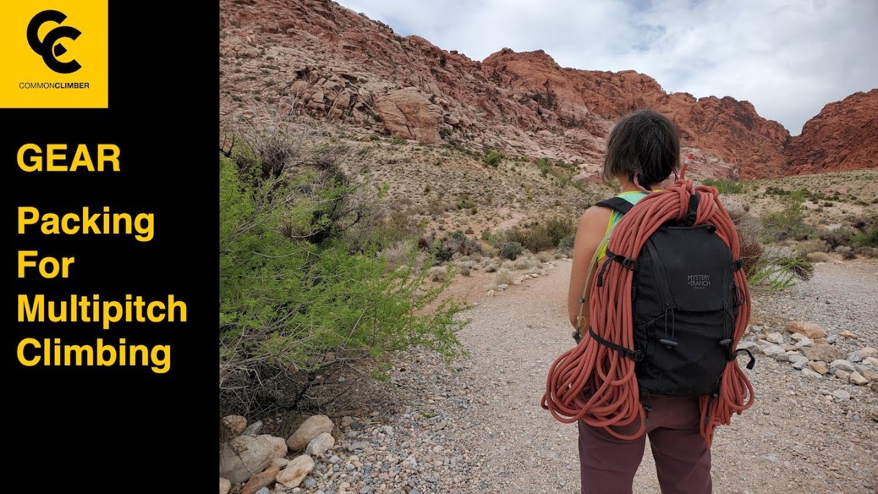Packing for Multipitch Rock Climbs