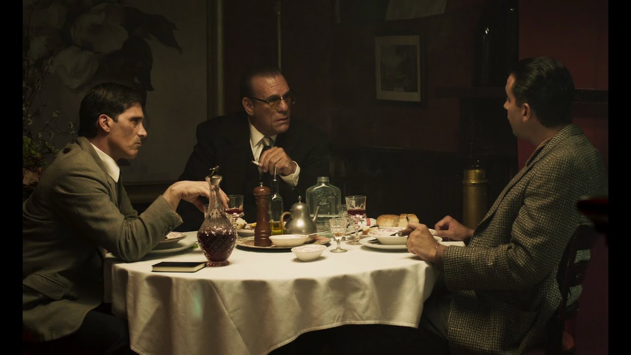 Vito Genevese, Vincent Gigante & Mike Miranda discussing the future (Mob Town, 2019)