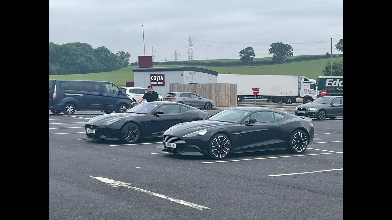 RWYB Santa Pod - Jaguar F-Type SVR & Aston Martin Vanquish