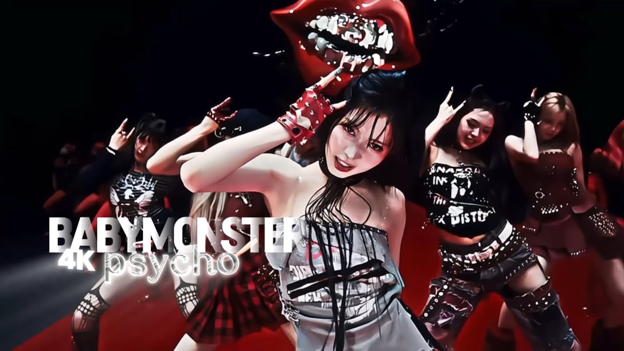 BABYMONSTER PSYCHO 4K CLİPS TWİXTOR#twixtor #jisoo #blackpink #keşfet #jisoo #twixtor #edit #twixtor