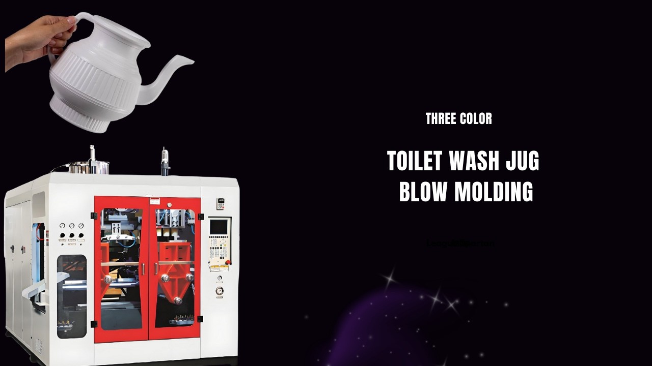 Extrusion Blow Molding Machine | Three Color Water Jug Production