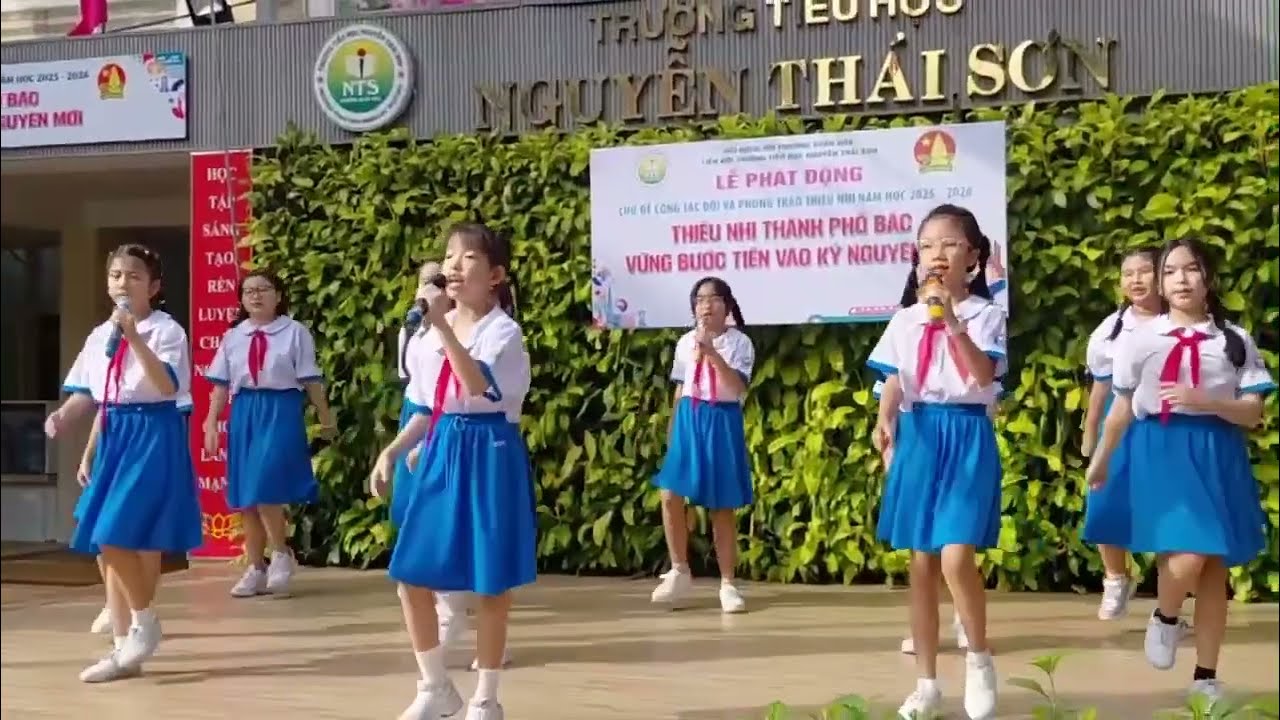 Hoa xuân đất nước - Đội ta tiếp bước|Ns Trương Quang Lục|Trường Nguyễn Thái Sơn, p. Xuân Hòa, Tp.HCM
