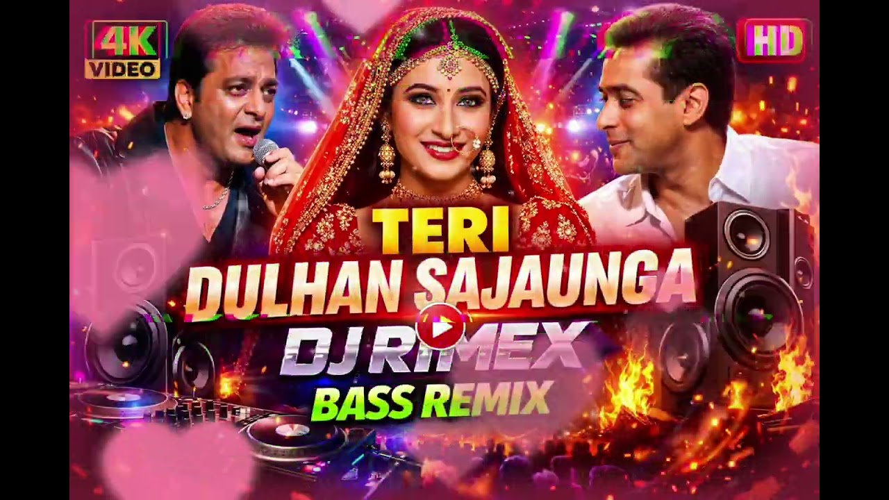 Teri Dulhan Sajaunga DJ Rimex Bass Remix 🔥 | 4K HD | Wedding Special Love Song | Heavy Bass Mix 2026