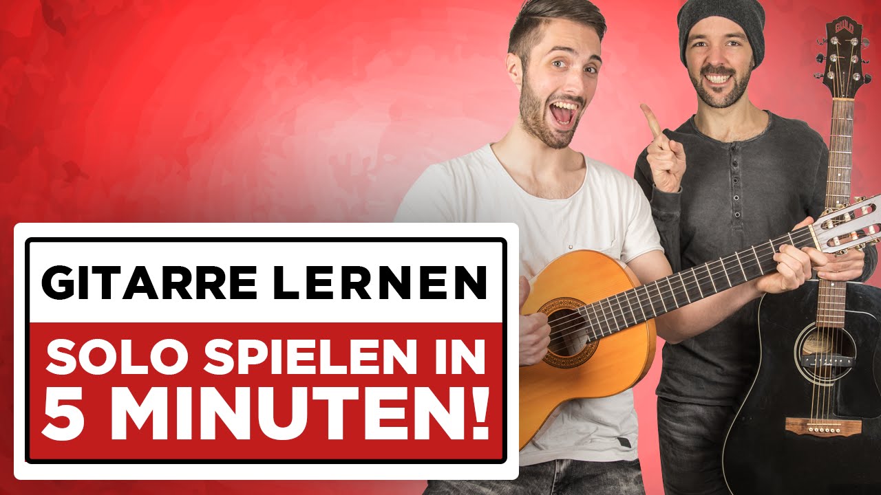Gitarre lernen: Solo spielen lernen in 5 Minuten!