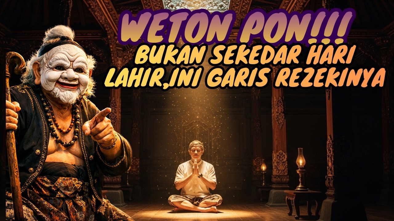 WETON PON BUKAN SEKEDA HARI LAHIR INILAH GARIS PEREZEKIANYA..