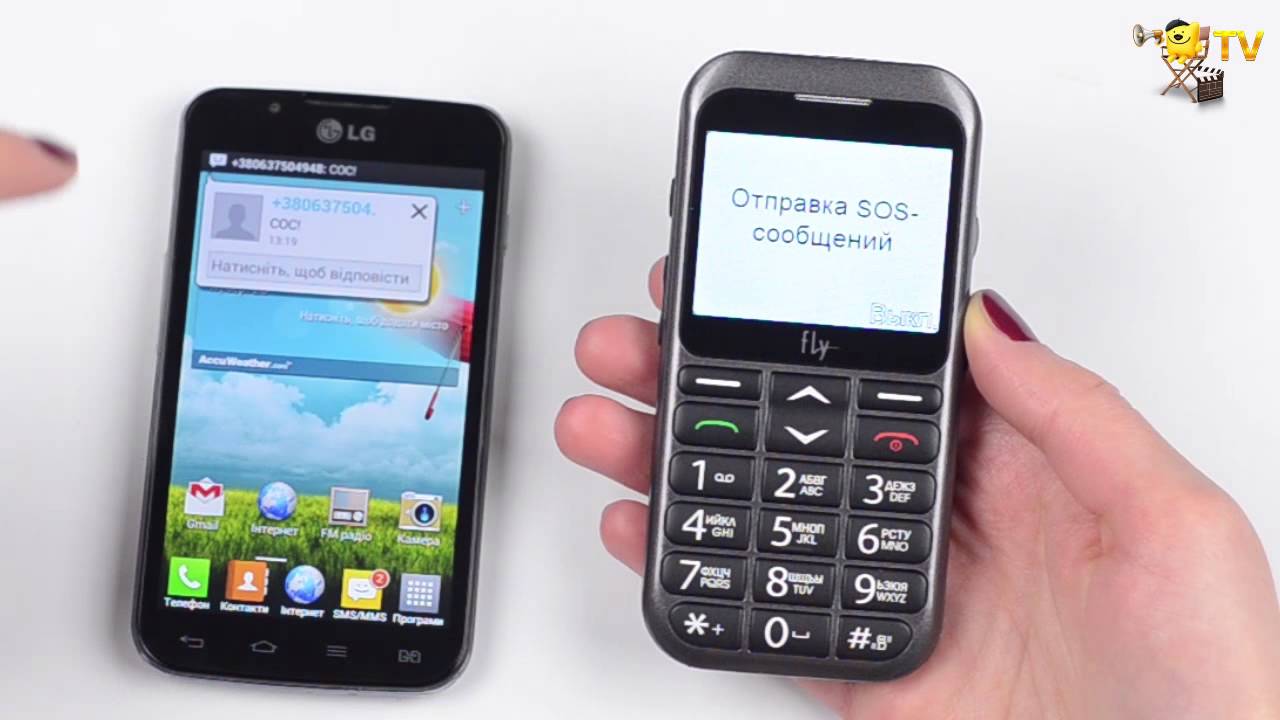 Бабушкафон с телевизором Fly Ezzy 4