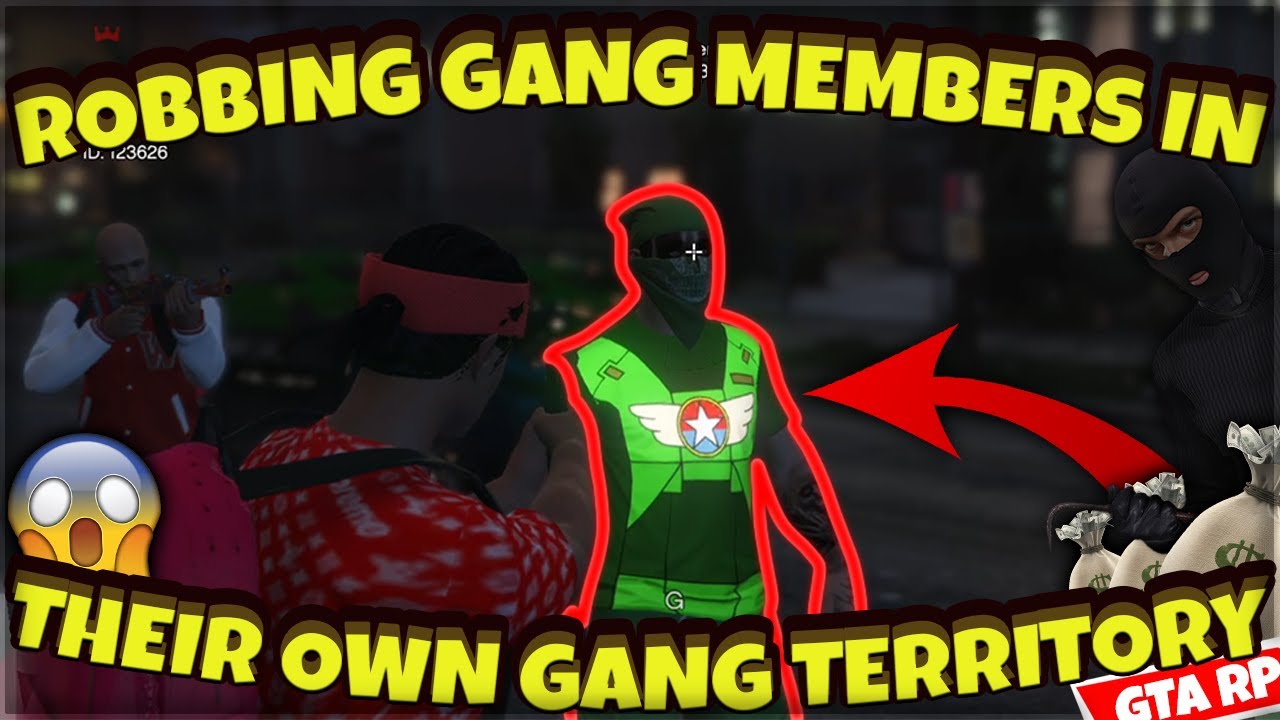 ROBBING GANG MEMBERS IN THEIR OWN GANG TERRITORY (GTA 5 RP)