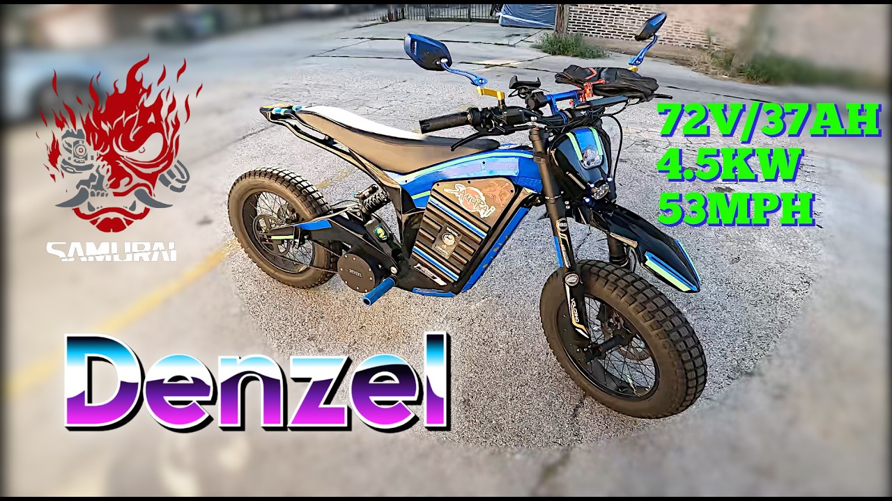 DENZEL SAMURAI ELECTRIC DIRT BIKE | 72V/37AH ~ 4.5KW ~ 53MPH | COMMUTING HOME FROM DOWNTOWN CHICAGO