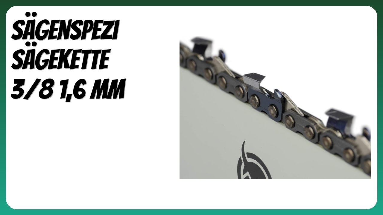 BEWERTUNG (2026): Sägenspezi Sägekette 3/8 1,6 mm. Infos