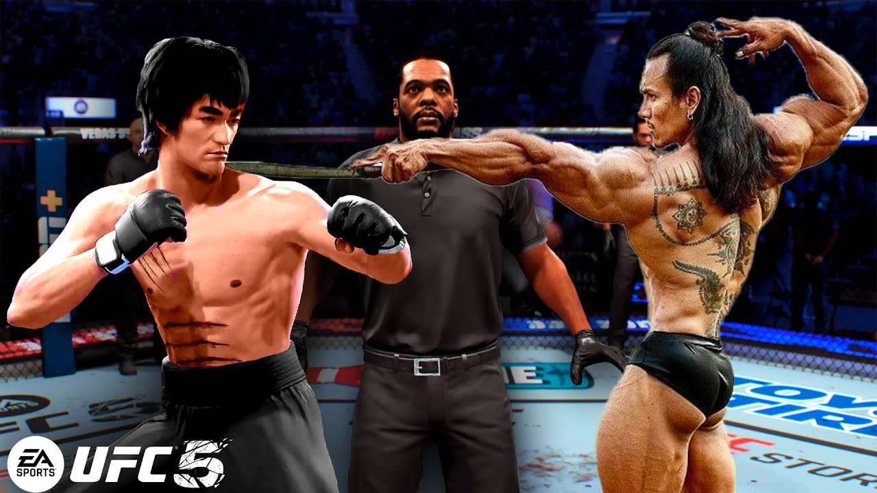 UFC 5 | Bruce Lee vs. Muscular Samurai (EA Sports UFC 5)