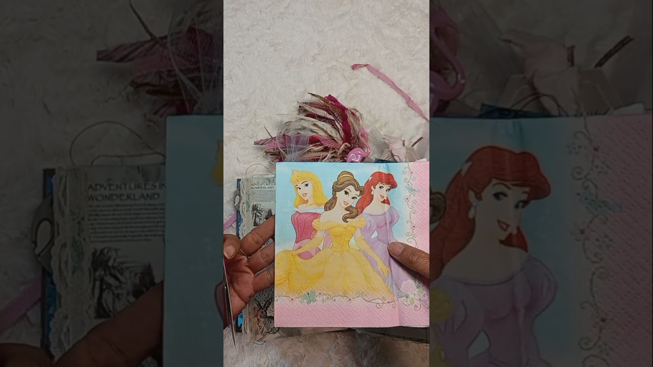 Classic Disney Junk Journal Flip Through- fully loaded and chunky!