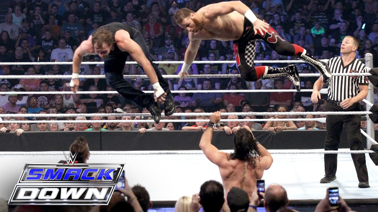 Dean Ambrose & Sami Zayn vs. Seth Rollins & Kevin Owens: SmackDown, 14. Juli 2016