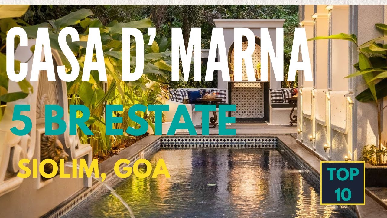 CASA D’MARNA – Luxury 5 BHK Villa with Private Pool in Goa | Beachfront  Home |GoaVillasForSale 🌊✨