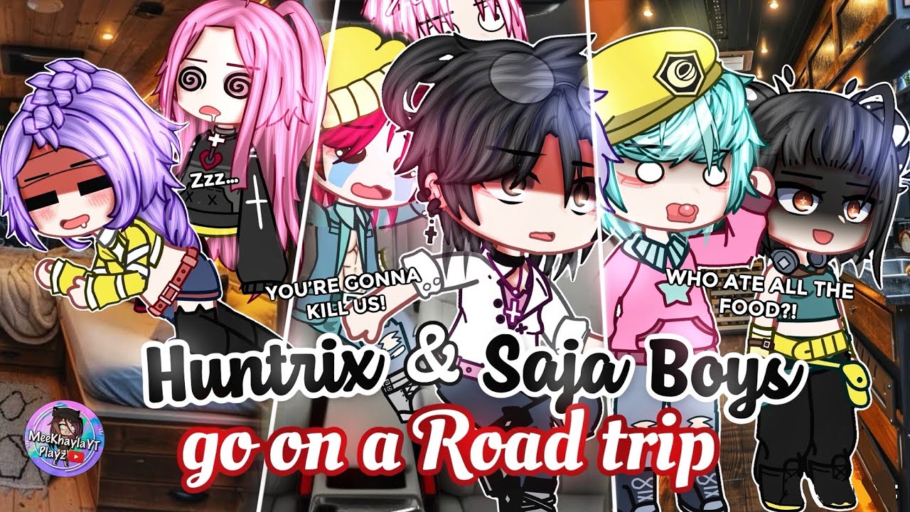HUNTRIX And SAJA Boys Go On A Road Trip | KPOP Demon Hunters | GLMM / GCMM | Gacha Club Mini Movie