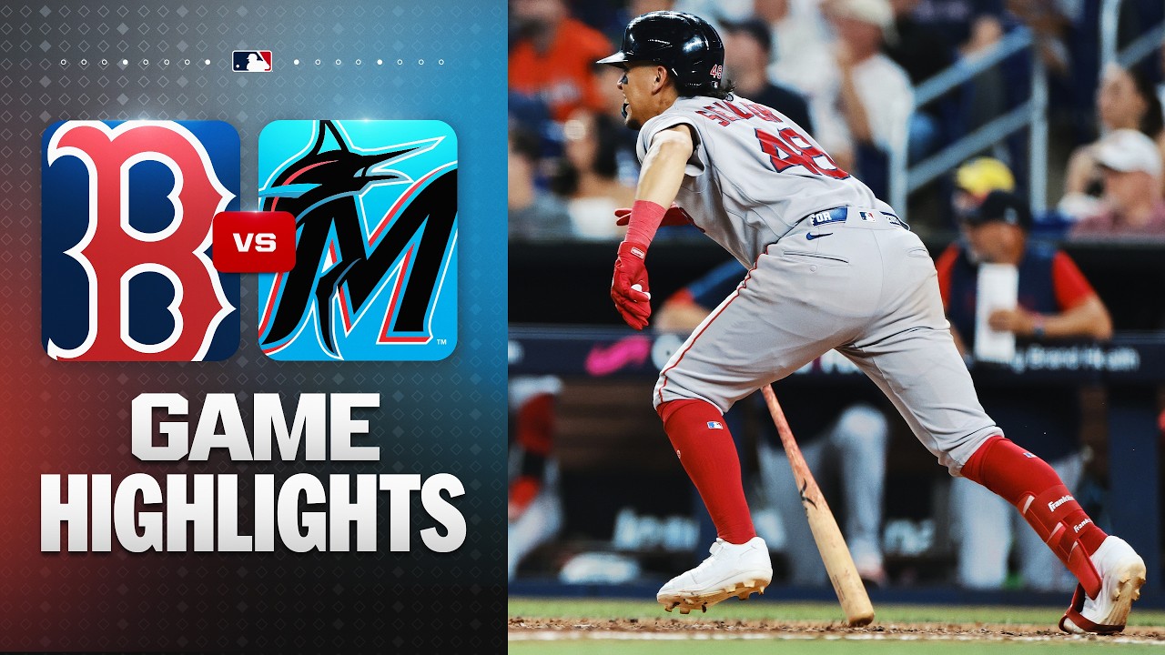 Red Sox vs. Marlins Game Highlights (8/24/26) | MLB Highlights