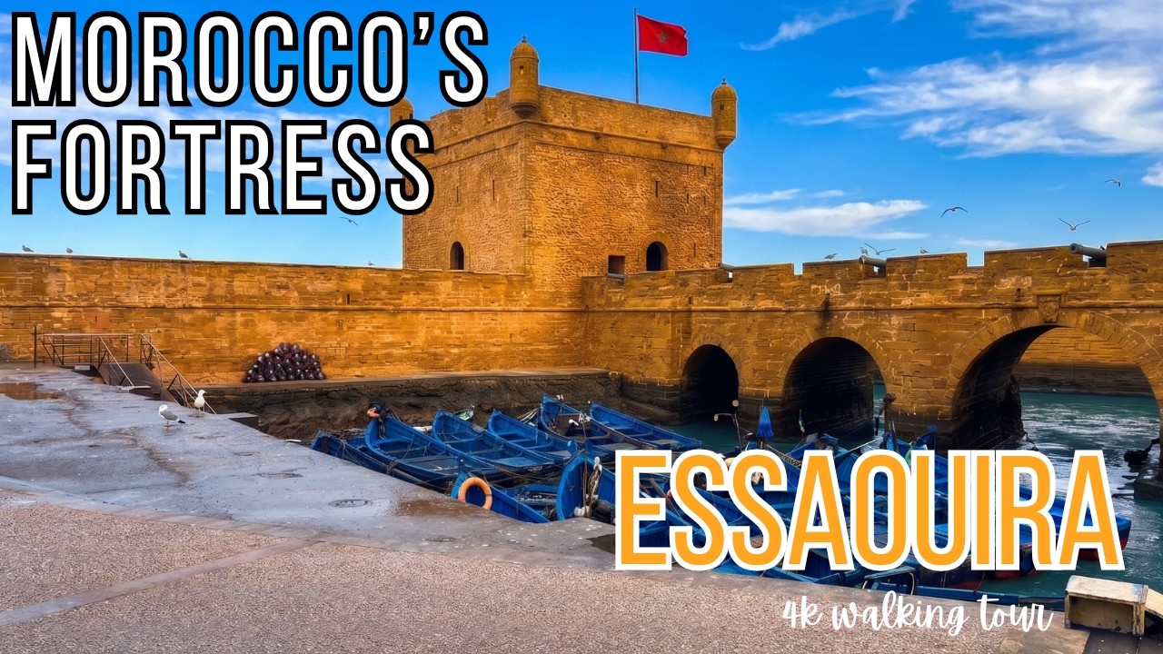 Is this Morocco's most relaxing city? | Essaouira Medina & Port Walk.