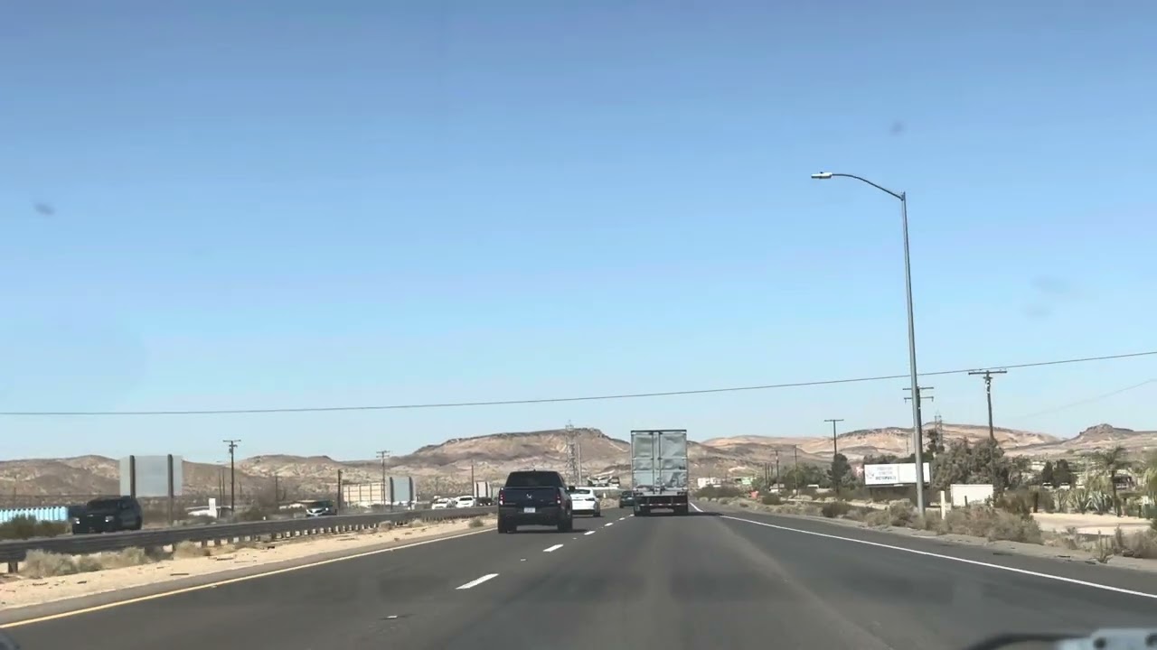 Driving around Yermo California
