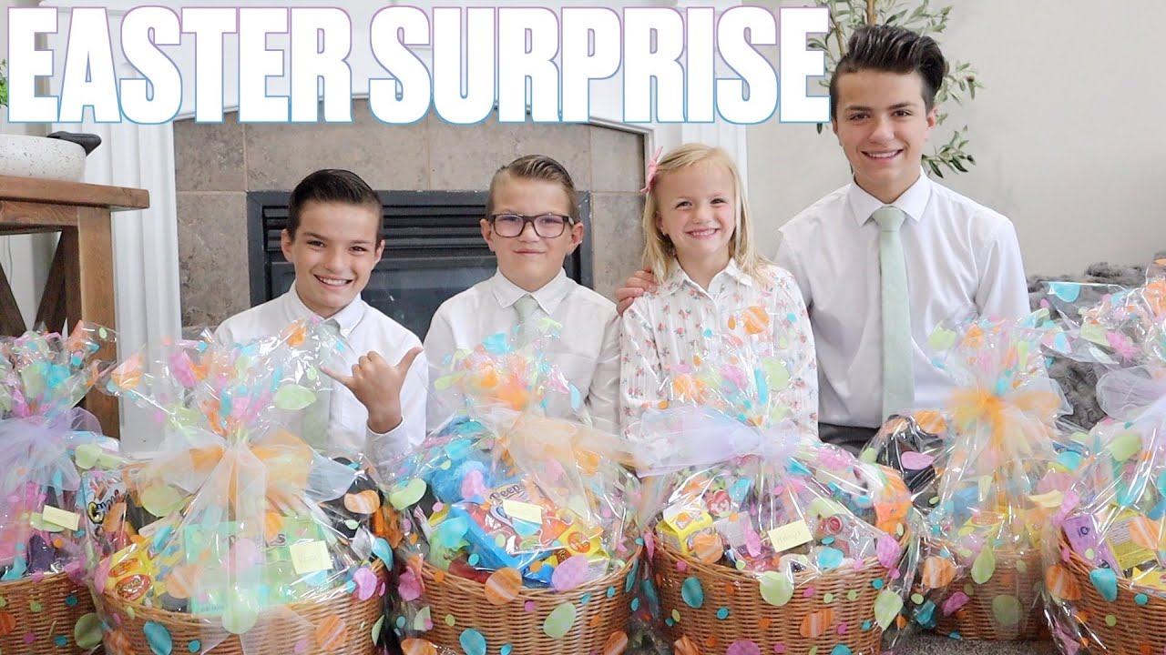 EASTER BASKET SCAVENGER HUNT | SURPRISE EASTER EGG HUNT WITH SECRET CLUES REVEAL HIDDEN TREASURES