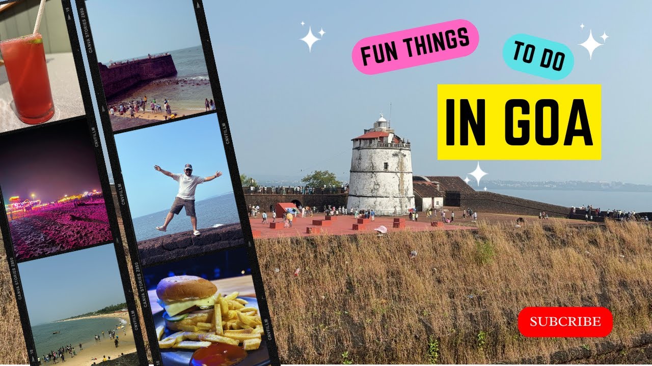 Places to visit in Goa | Sinquerim Fort | Aguada Fort | Candolim Beach (Malayalam)