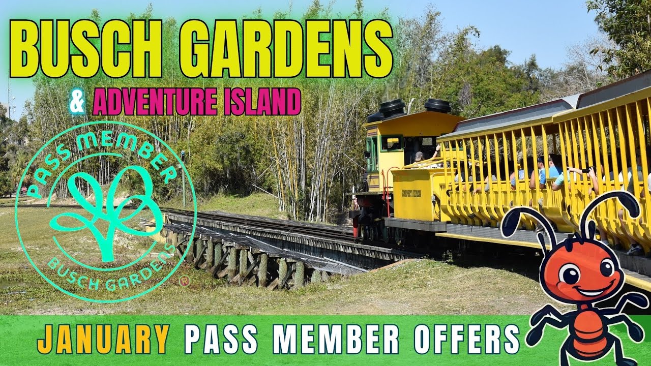 Busch Gardens Tampa Bay January Pass Holder Offers You Don’t Want to Miss