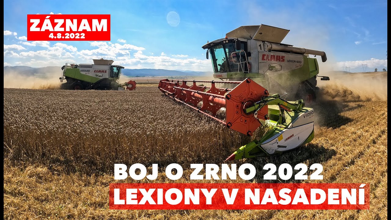 BOJ O ZRNO 2022 NAŽIVO #7 [ Lexiony 600 v nasaden&iacute; ] AGRO KMK