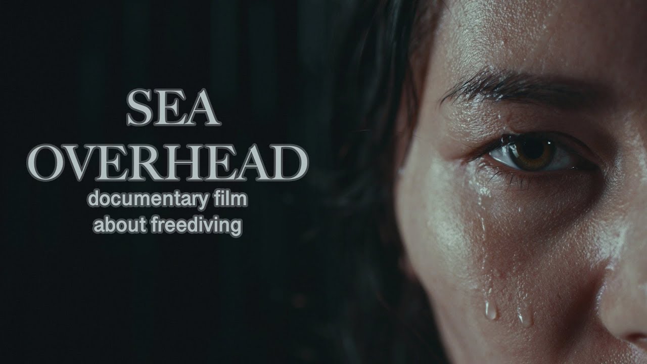 SEA OVERHEAD. Documentary film about first freediving experience