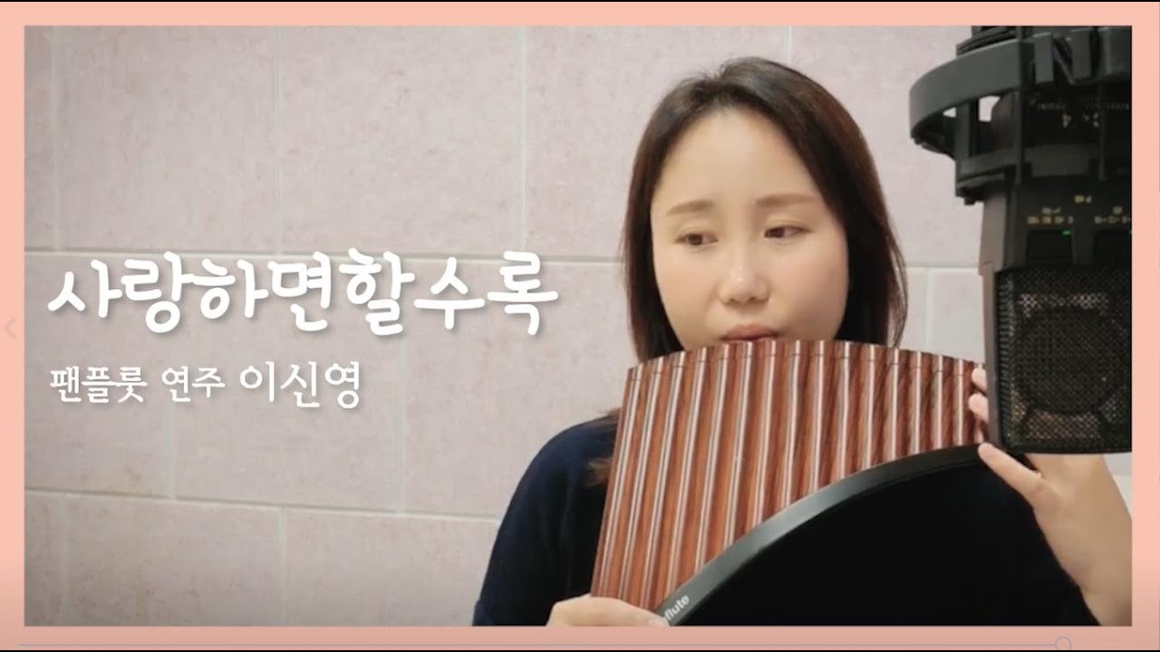 사랑하면할수록 팬플룻 이신영 panflute