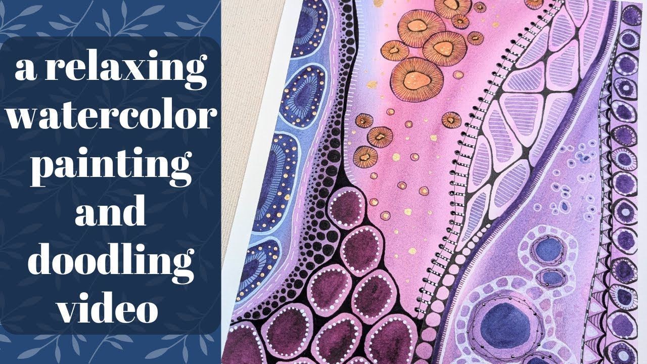 Watercolors and Doodles. What else does one need?