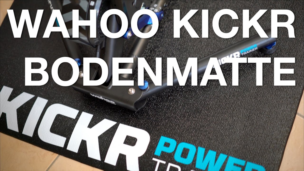 Leiseres Rollentraining mit der Wahoo Kickr Mat Bodenmatte