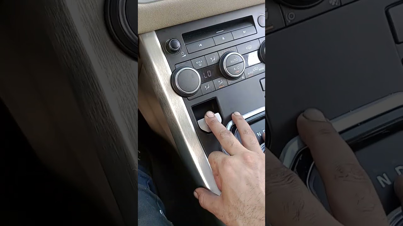 como colocar Range Rover Evoque no modo manutenção para troca de pastilhas traseiras sem scaner