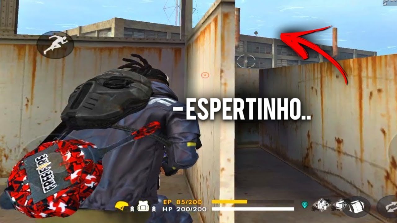DEI UM JEITO NO CAMPER EM CIMA DA FÁBRICA - FREE FIRE