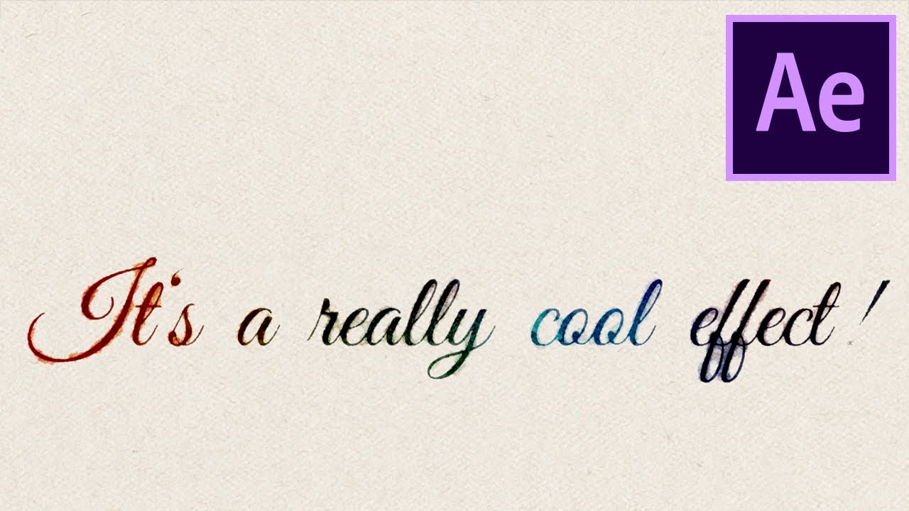 Easily Animate Handwriting in After Effects with a Template
