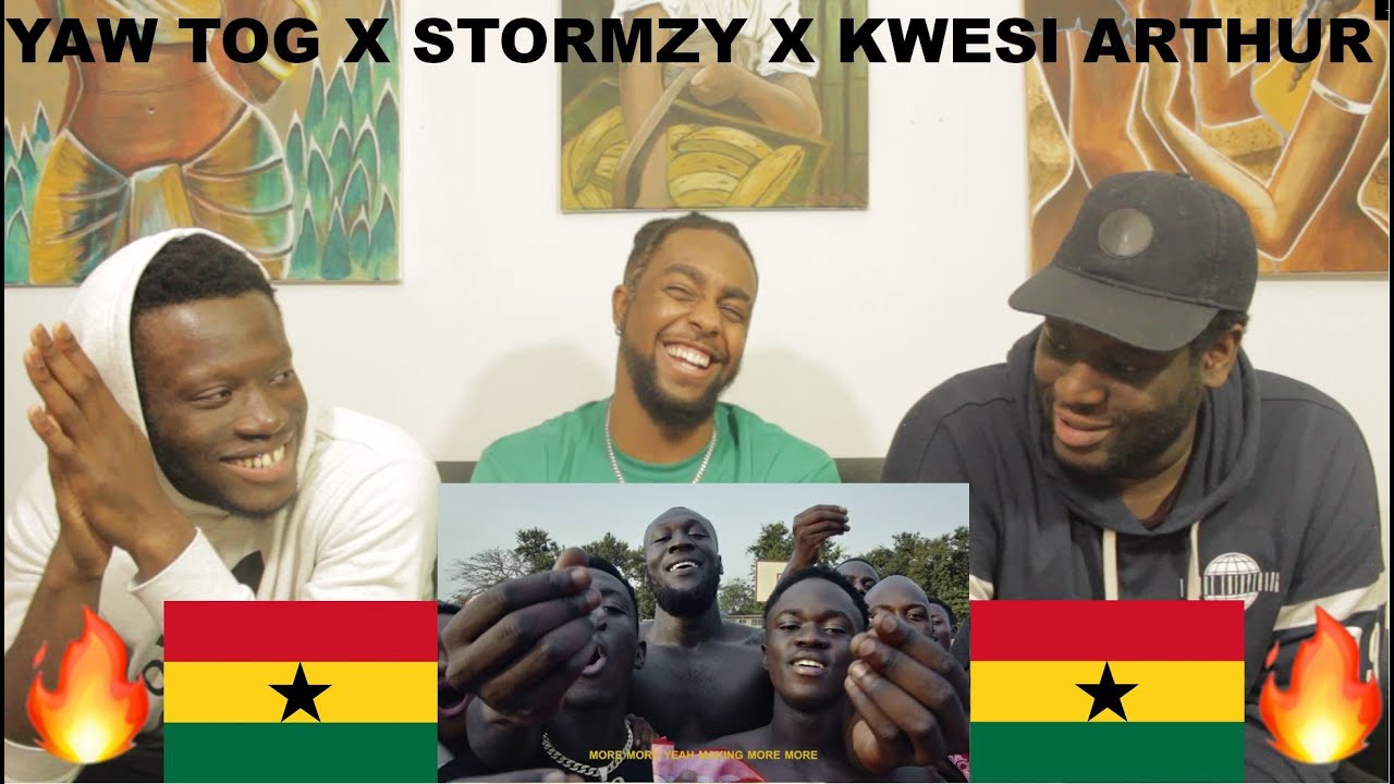 Yaw Tog, Stormzy & Kwesi Arthur - Sore (Remix) (Official Video) REACTION