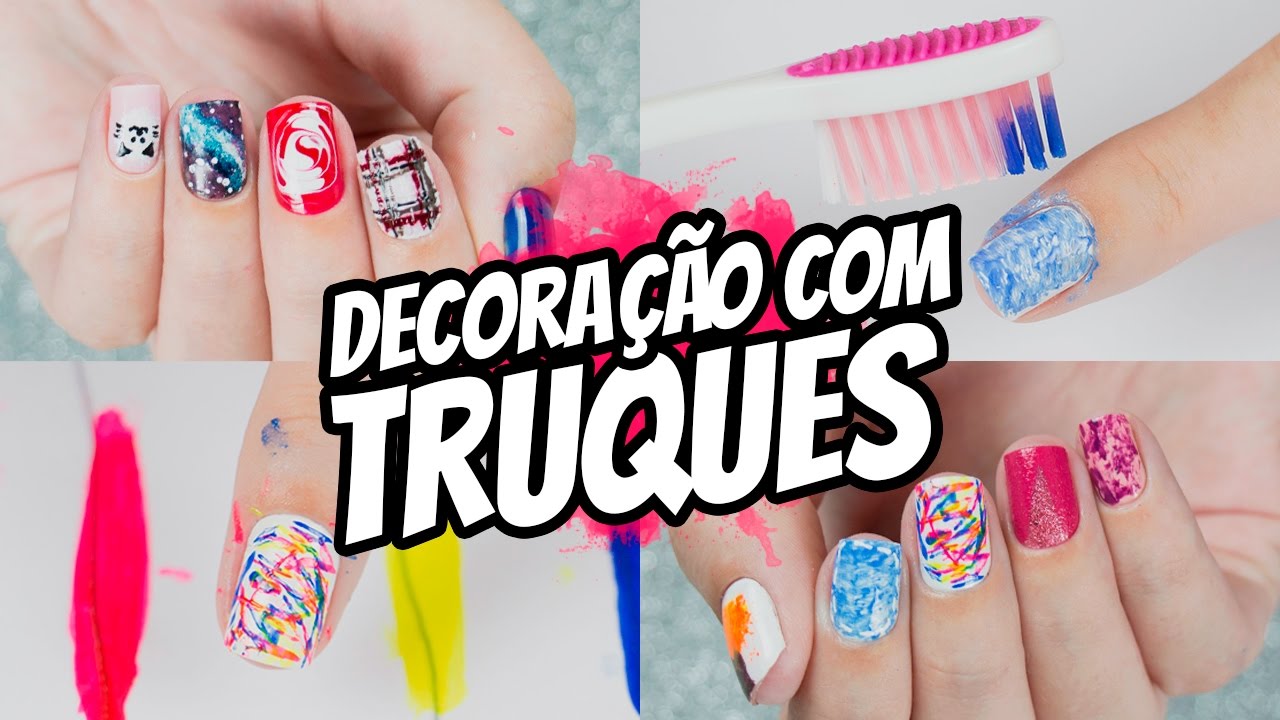 10 UNHAS DECORADAS PARA QUEM NÃO SABE DESENHAR - Ideia Rosa