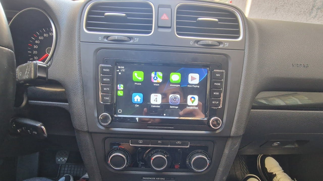 VW Golf تركيب شاشة اندرويد لسيارة فولكس فاكن Android radio كاميرا خلفية